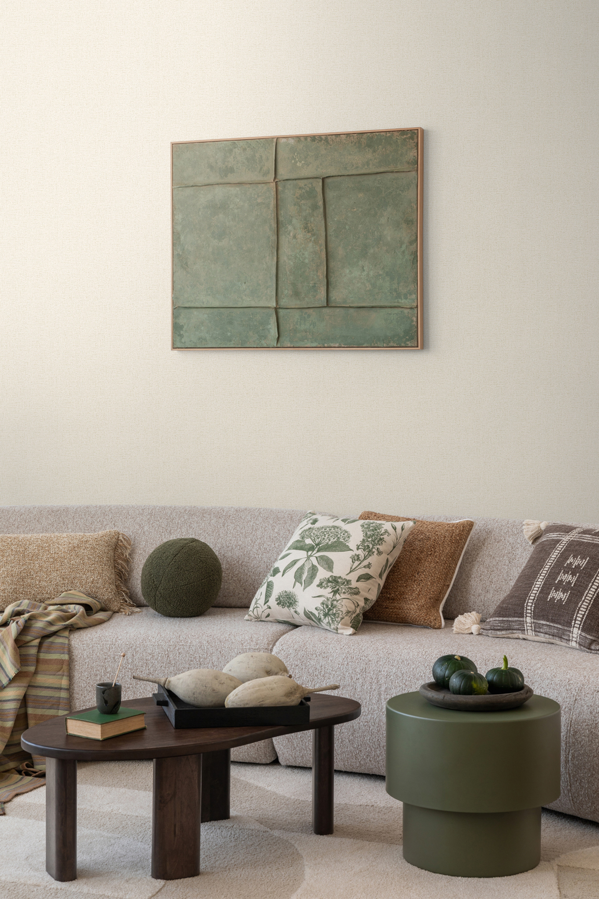 Papier peint Uni Paillette Métallisé blanc cassé doré - Cosmoliving d'A.S. Création AMB2 | Réf. AS-790652