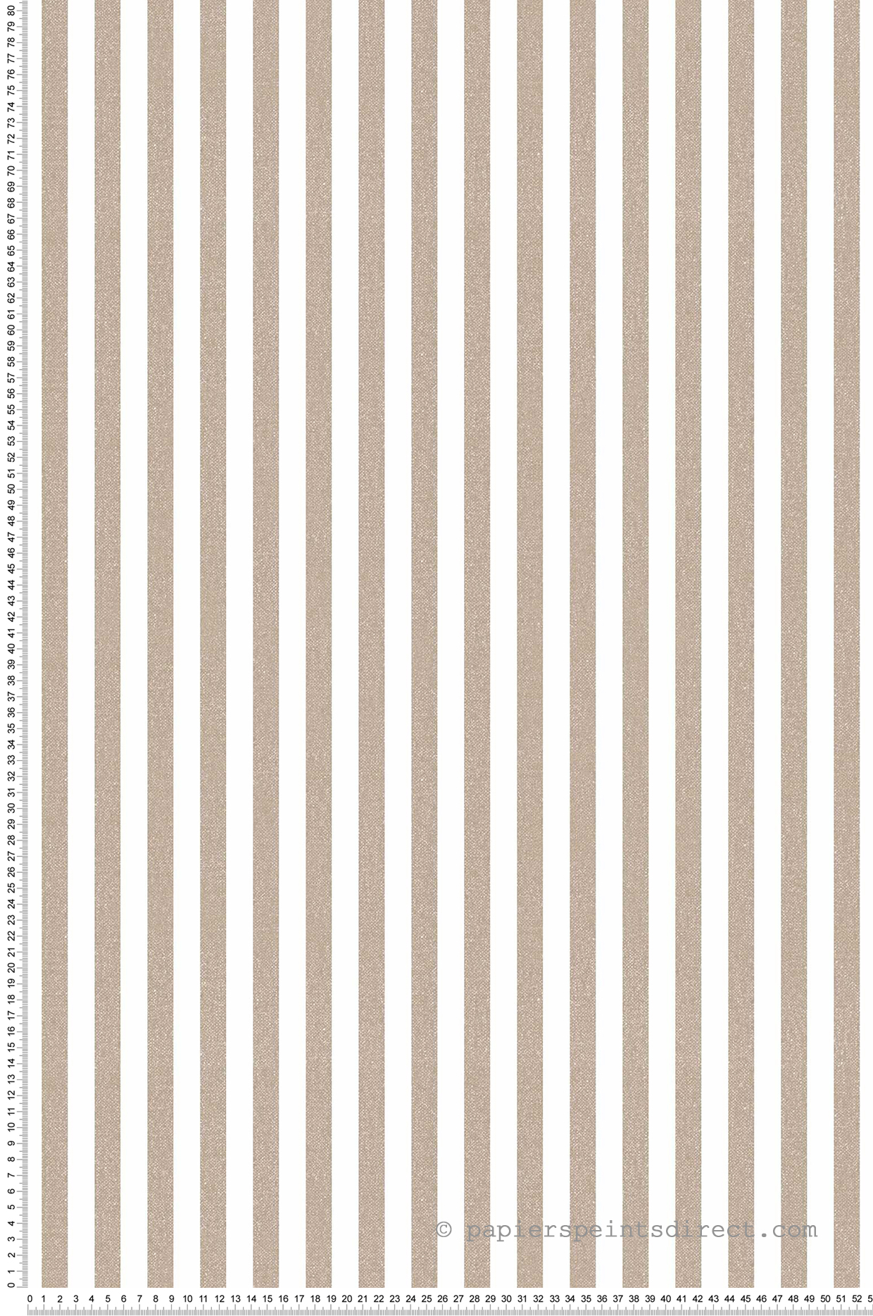 Papier peint Rayures Lin Classique taupe - Stripes & Checks de Montecolino | Réf. MC-ST38437