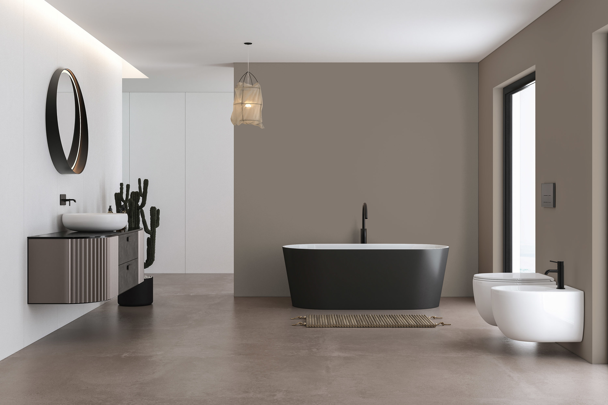 Image d'un pot de 1 litre de peinture Puro marron calm taupe - c7001