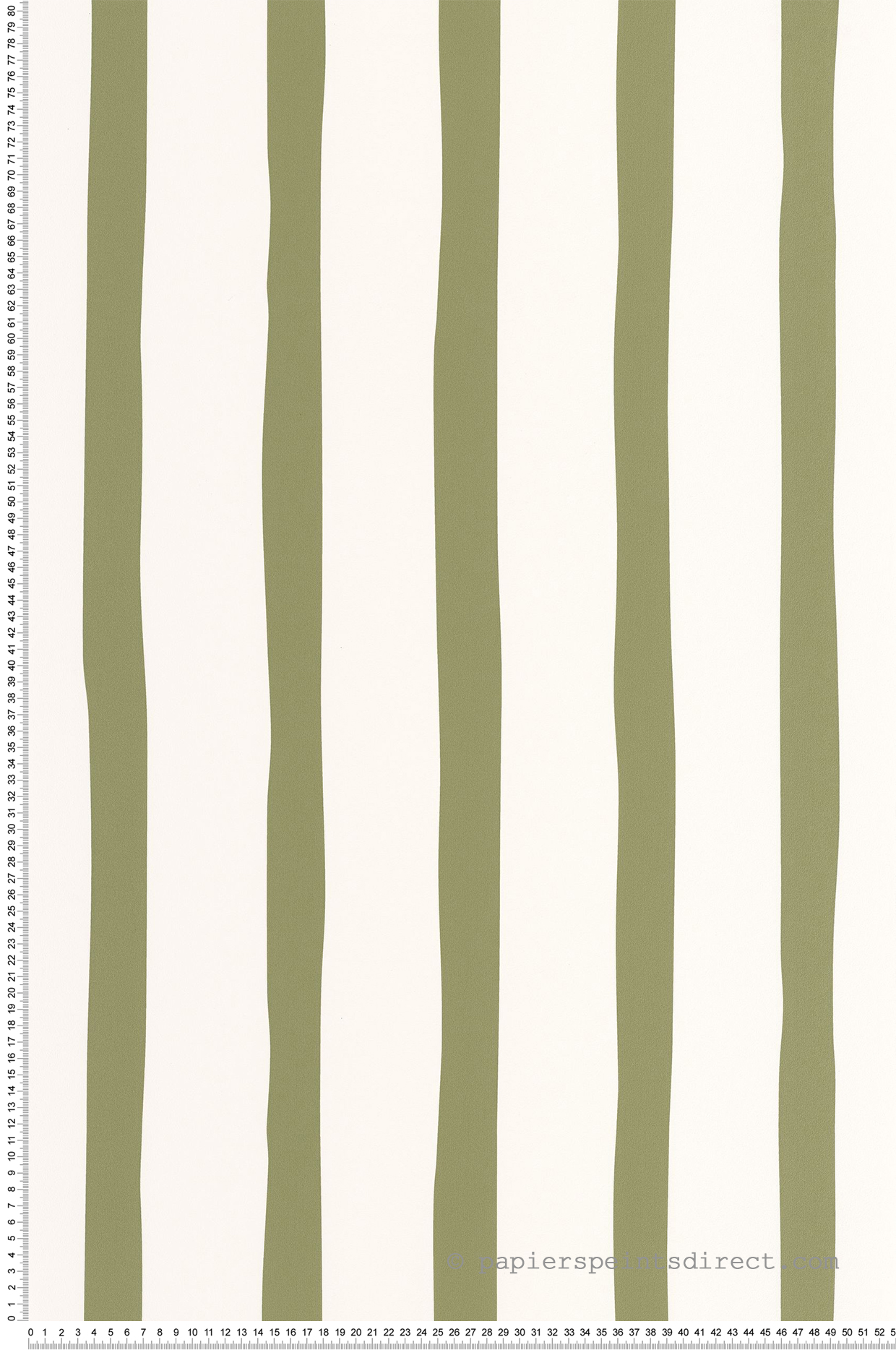 Papier peint Rayures Vagues Barito kaki - Stay Wild de Casélio | Réf. WILD104950729