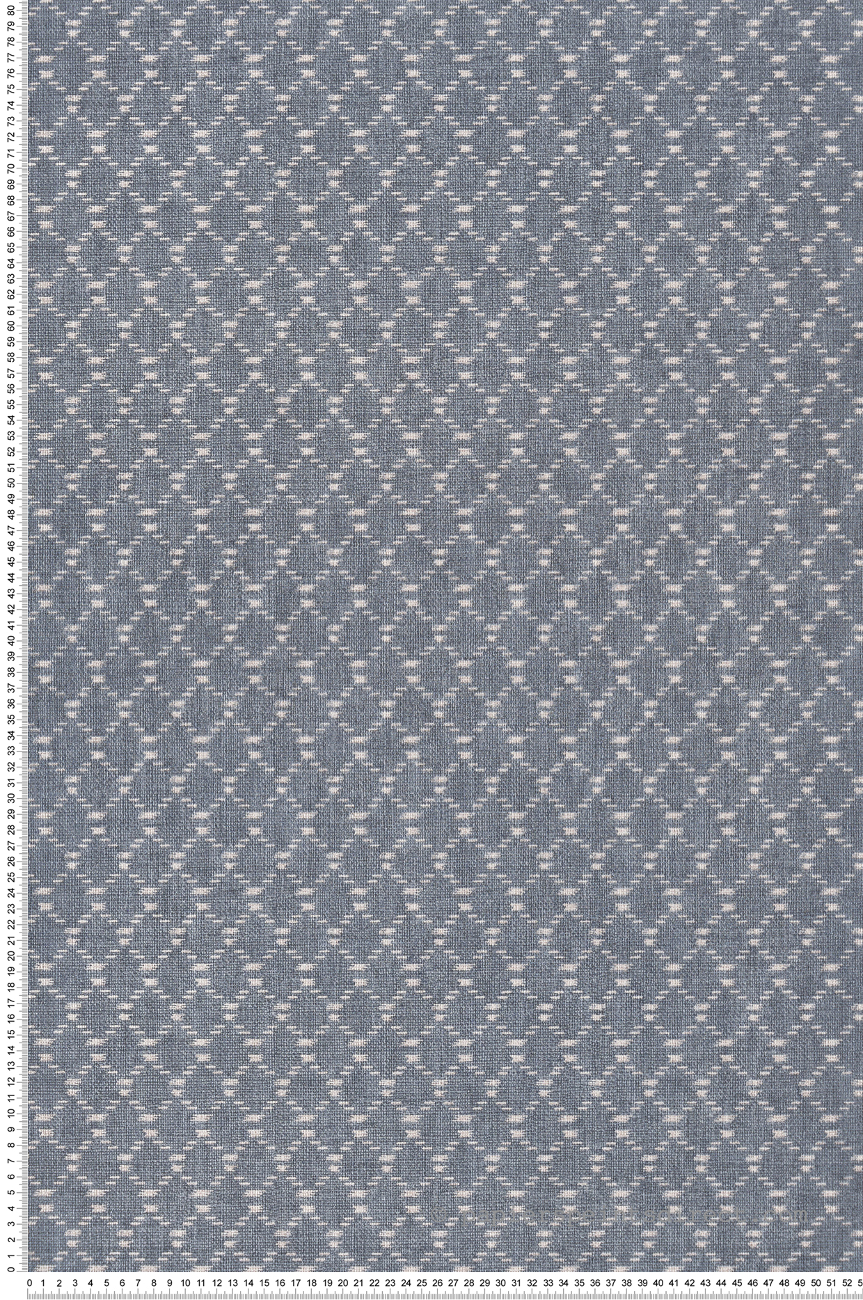 Papier peint Petits Losanges bleu jean - Maori de Montecolino | Réf. MC-TA25033