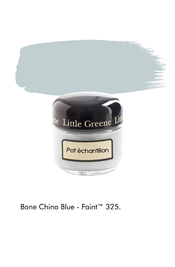 Pot échantillon Bone China Blue Faint n°325 - Finition Absolute Matt Emulsion