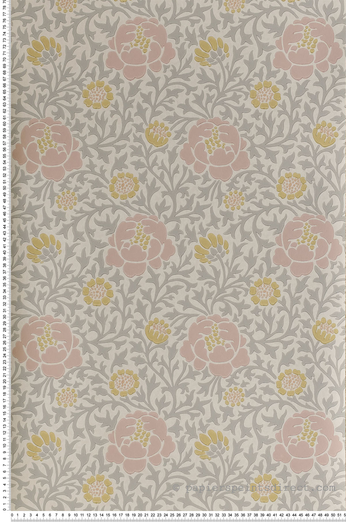 Papier peint Lansdowne Walk Nordic - Collection London Wallpapers V de Little Greene