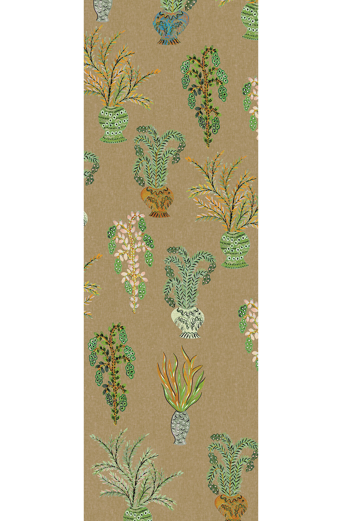 Papier peint panoramique Plante en Bouquet vert - B H260 - Joy de Masureel | Réf. MAS-DGJOY1022-260