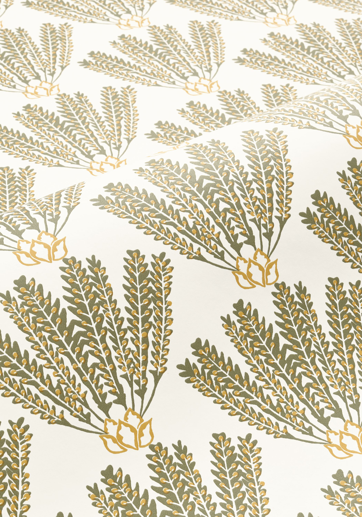 Papier peint Palme Eldorado kaki jaune - L'Epopée de Casélio AMBV | Réf. EPO103717022