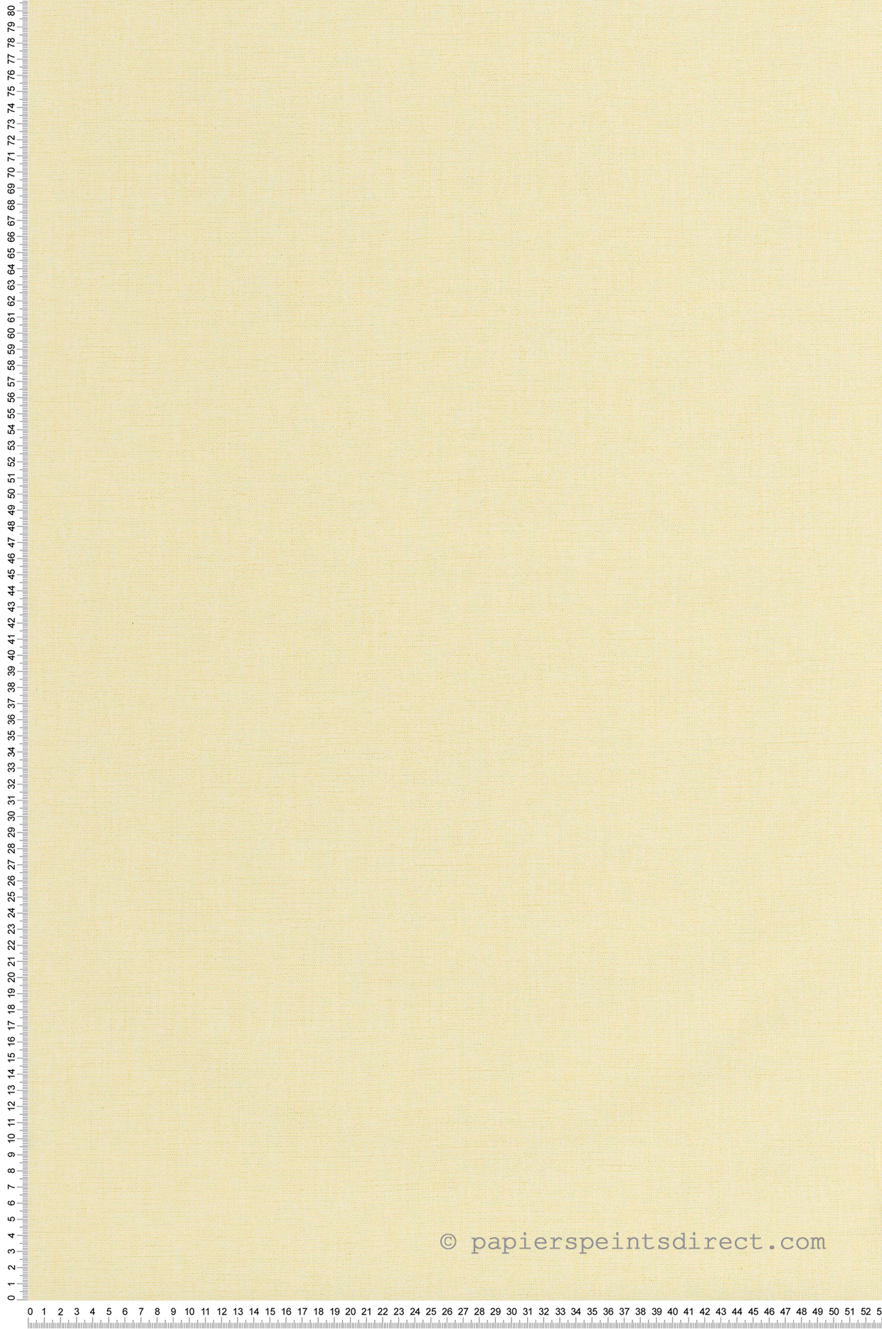 Papier peint Faux Uni Tissage jaune pastel - Art of Botany de Casélio | Réf. AOB103222000