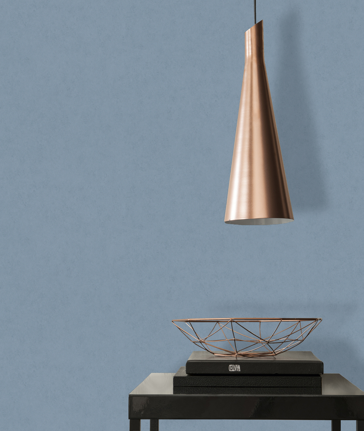 Papier peint Uni Plâtre bleu jean - Arcade d'Architects Paper AMB2 | Réf. 39331-4