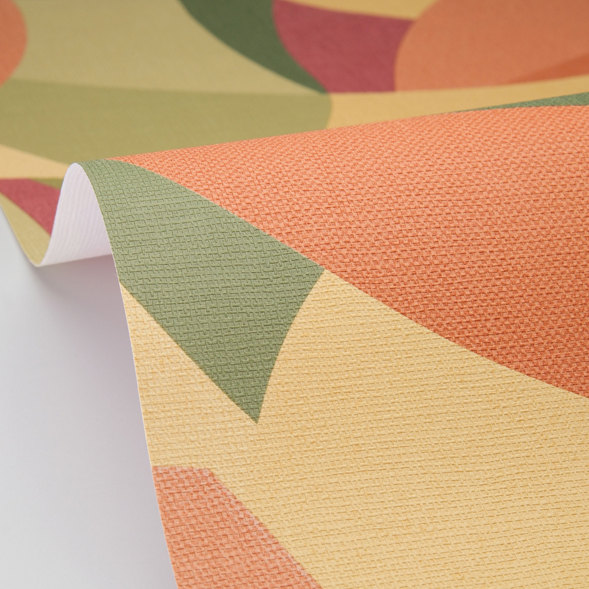 Papier peint Abstrait Tissage Concerto vert framboise - Symphony de Casélio AMB4| Réf. SYM107003877