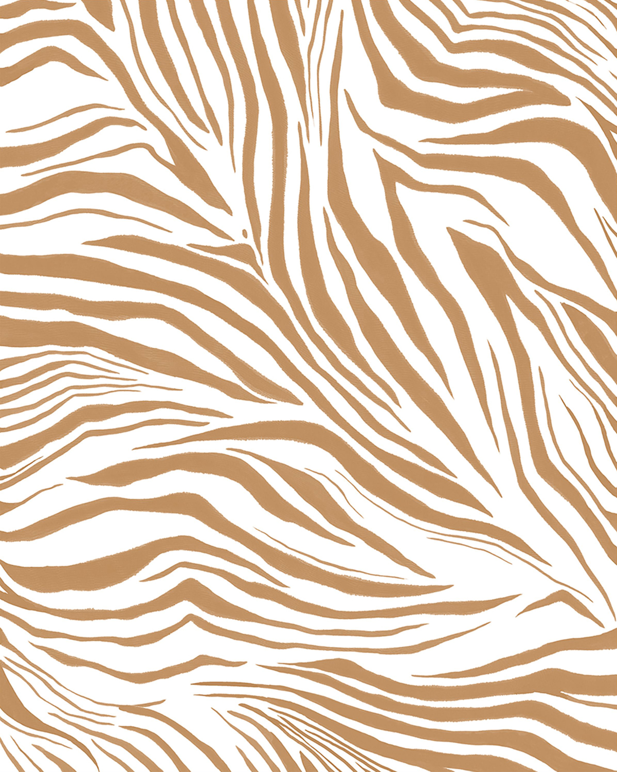 Papier peint panoramique Imprimé Zebra S blanc beige 200X250 - Stay Wild de Casélio | Réf. WILD104960105
