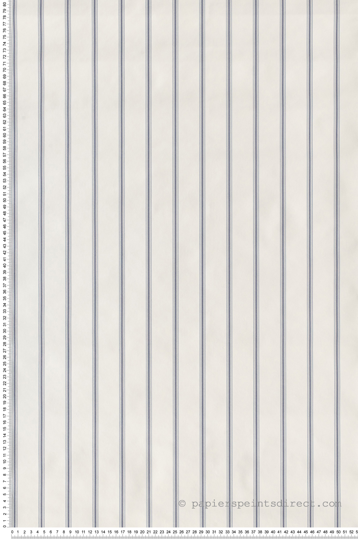 Papier Peint Rayures transat marine - Jeux de rayures 2 de Lutèce  | Réf. LTC-G67565