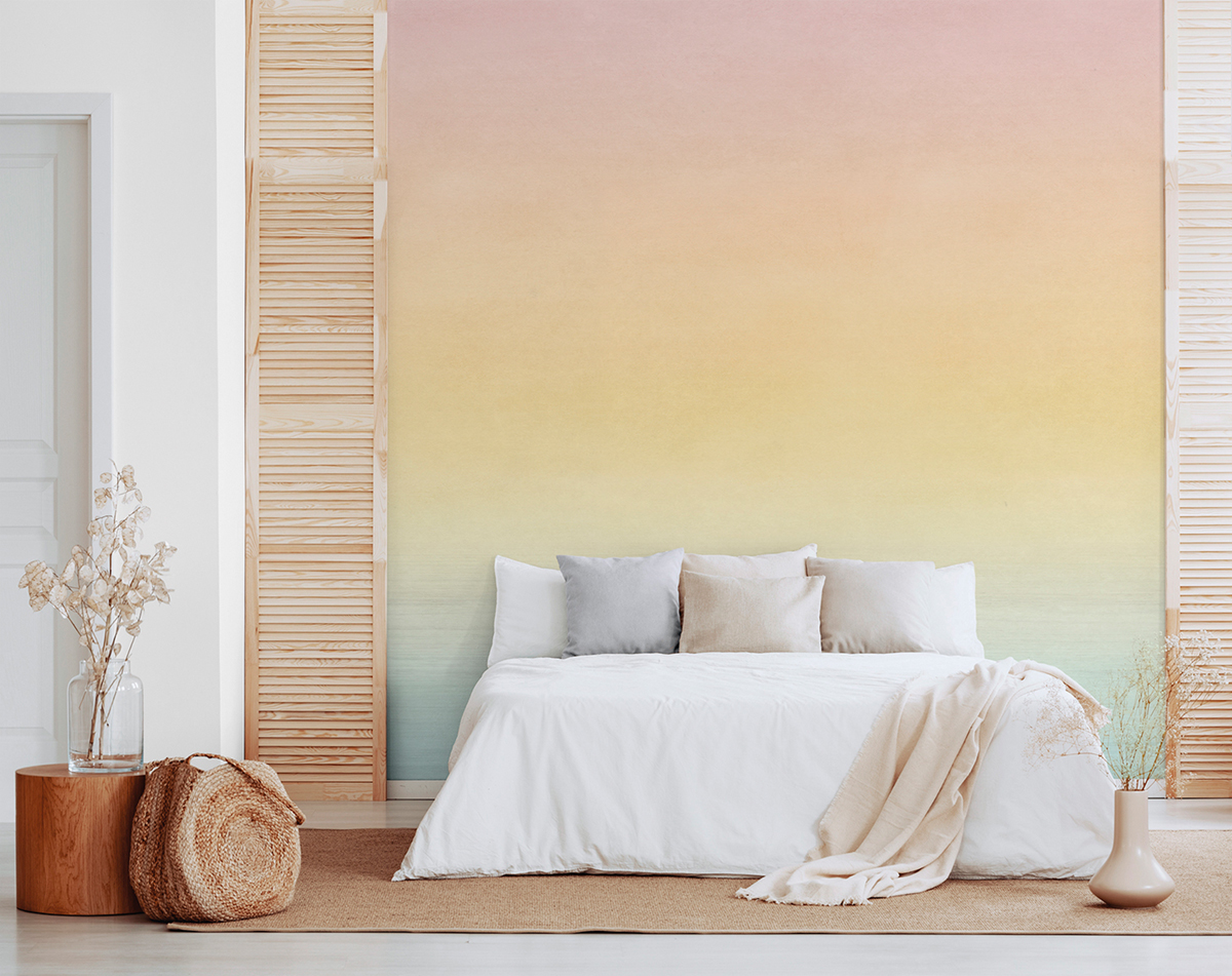 Papier peint panoramique Soleil Sunset multicolore - Panorama 2 de Lutèce | Réf. LTC-PAN1703C