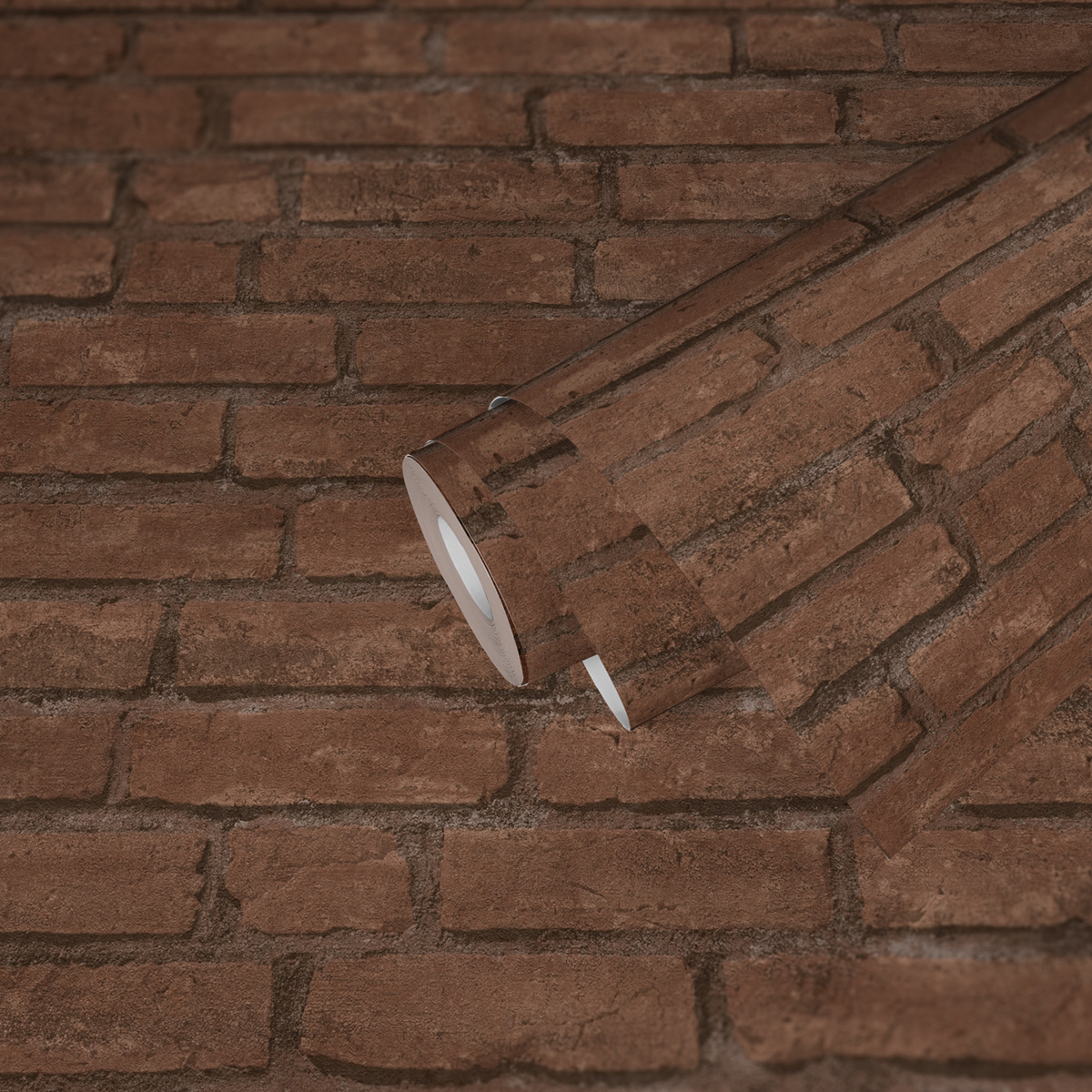 Papier peint Briques Loft rouge terre - Elements 2 d'A.S. Création ROLLZ | Réf. AS-377471