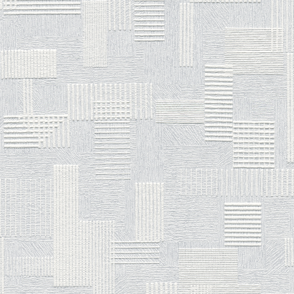 Rectangles à rayures superposés - Papier peint à peindre GO de Montécolino