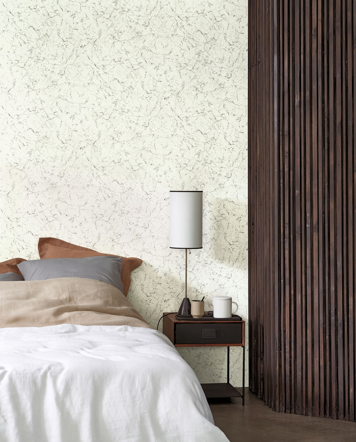 Papier peint Marbre noir et blanc - Minerals de Casadéco | Réf. MNRL88080333