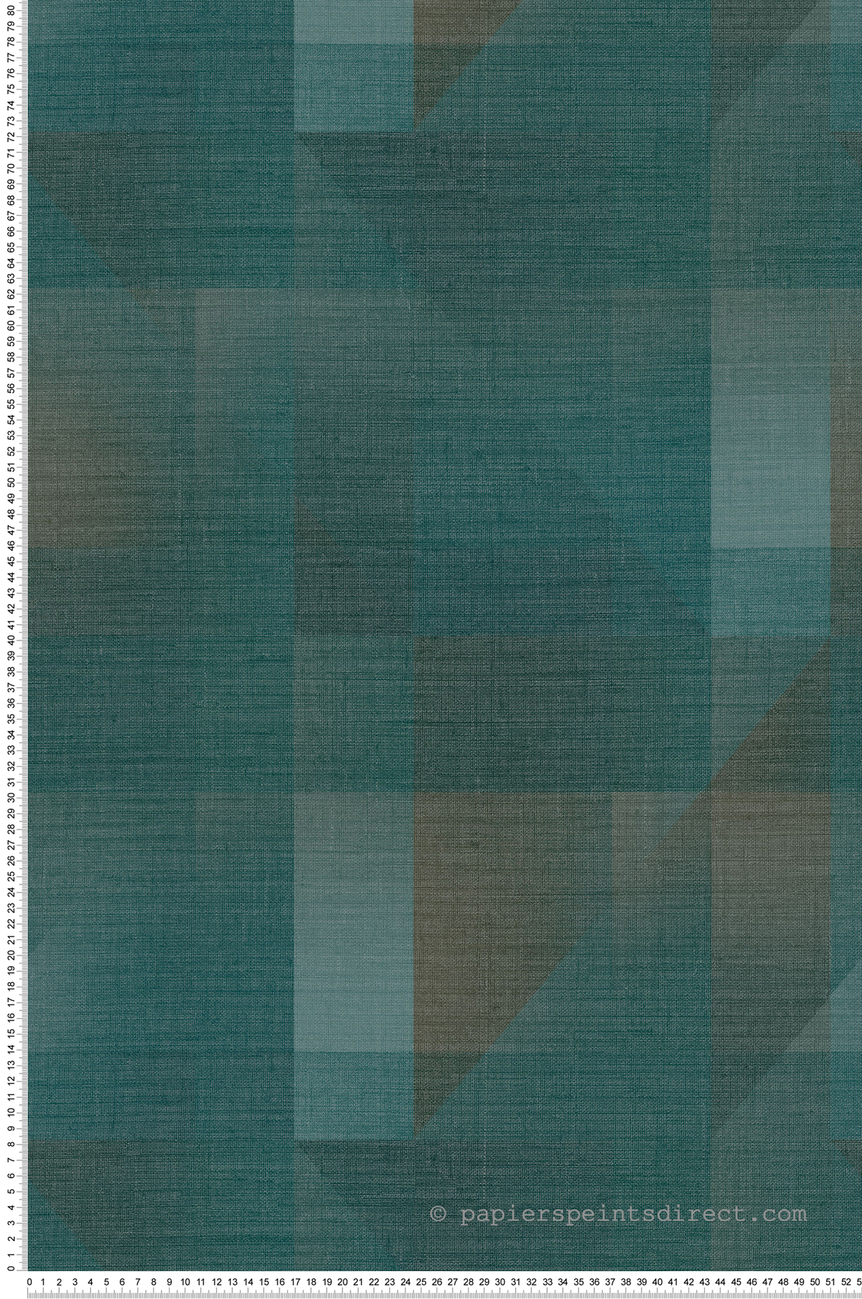 Papier peint Patchwork Géométrique Edward émeraude - Carnaby Street de Casadéco | Réf. CARN200506941