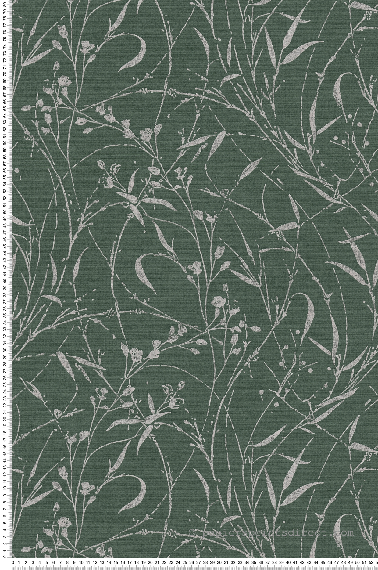 Papier peint Botanique Feuillage vert argenté - Vibes & Styles d'A.S. Création | Réf. AS-790045