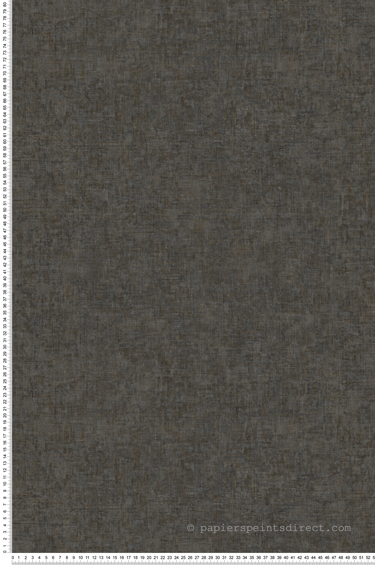 Papier peint Faux Uni Effet Lin noir - Vienne de Casadéco | Réf. VIEN81919513