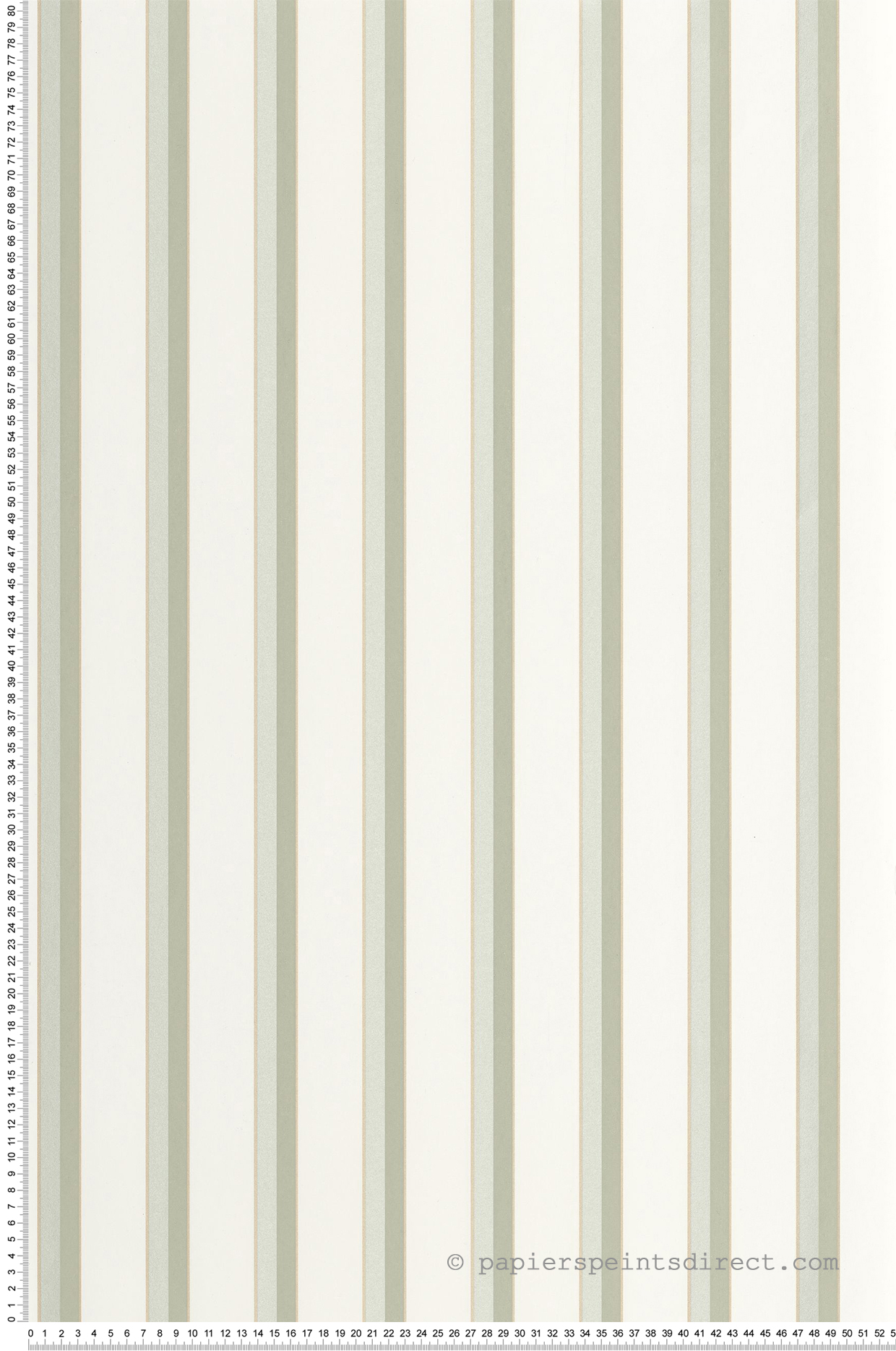 Papier peint Rayure Country Club vert amande irisé - Derby de Casadéco | Réf. DERB89327200