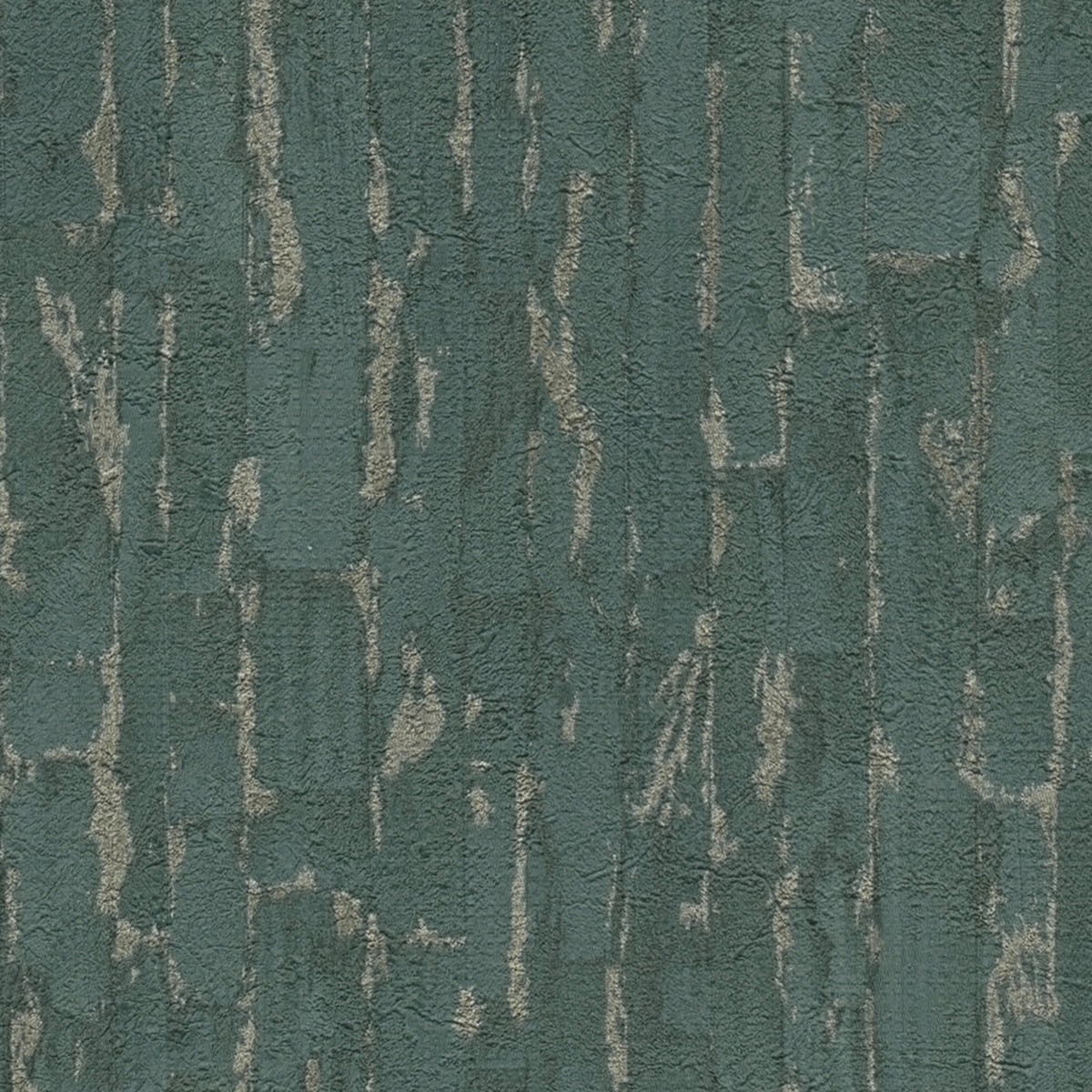 Papier peint Pierre Géométrie Moderne bleu canard argenté - Metropolitan Stories 4 Hot Spots d'A.S. Création AMB5| Réf. AS-786664