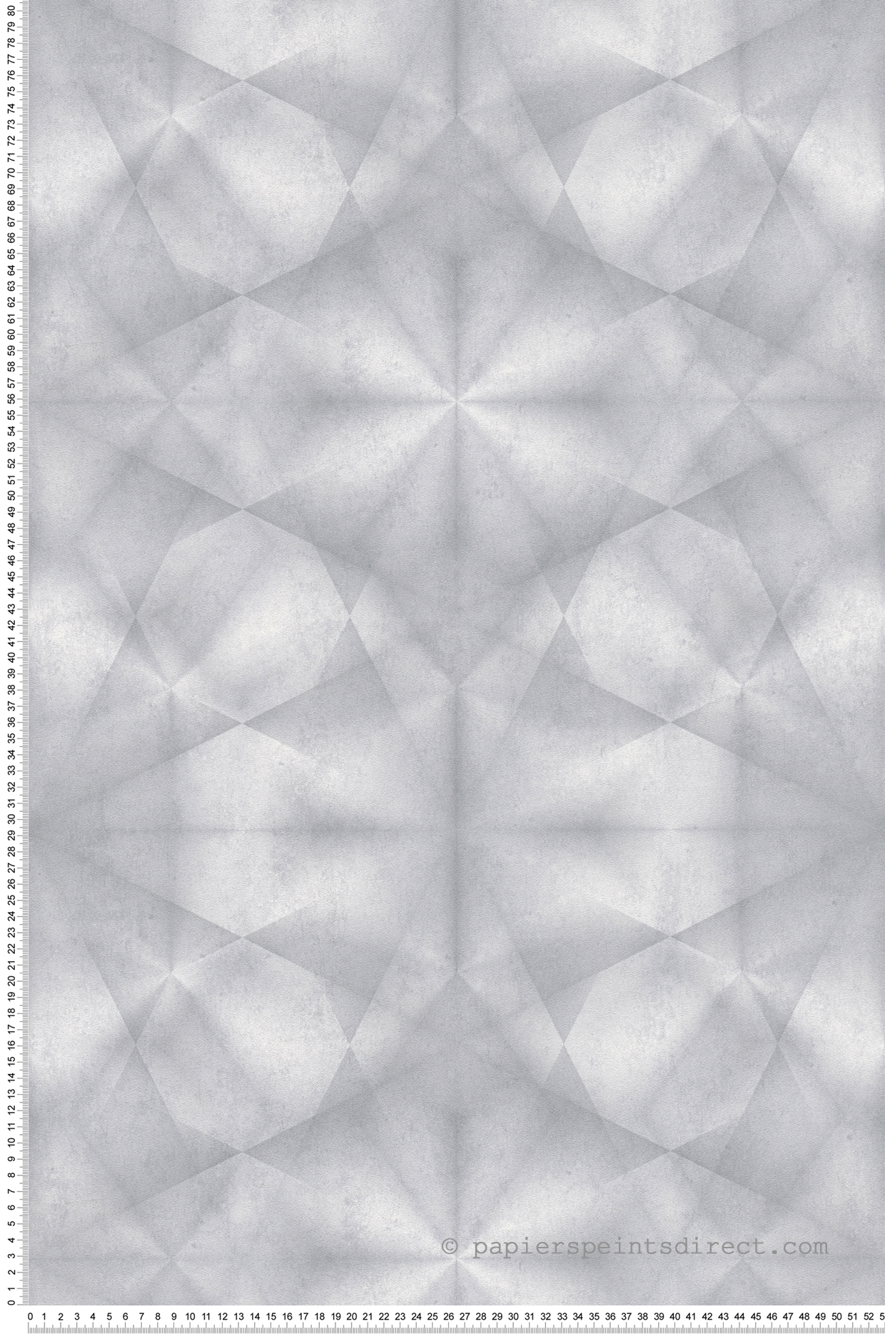 Papier peint Géométrique Diamant gris irisé - My Home My Spa d'A.S. Création | Réf. SP15845