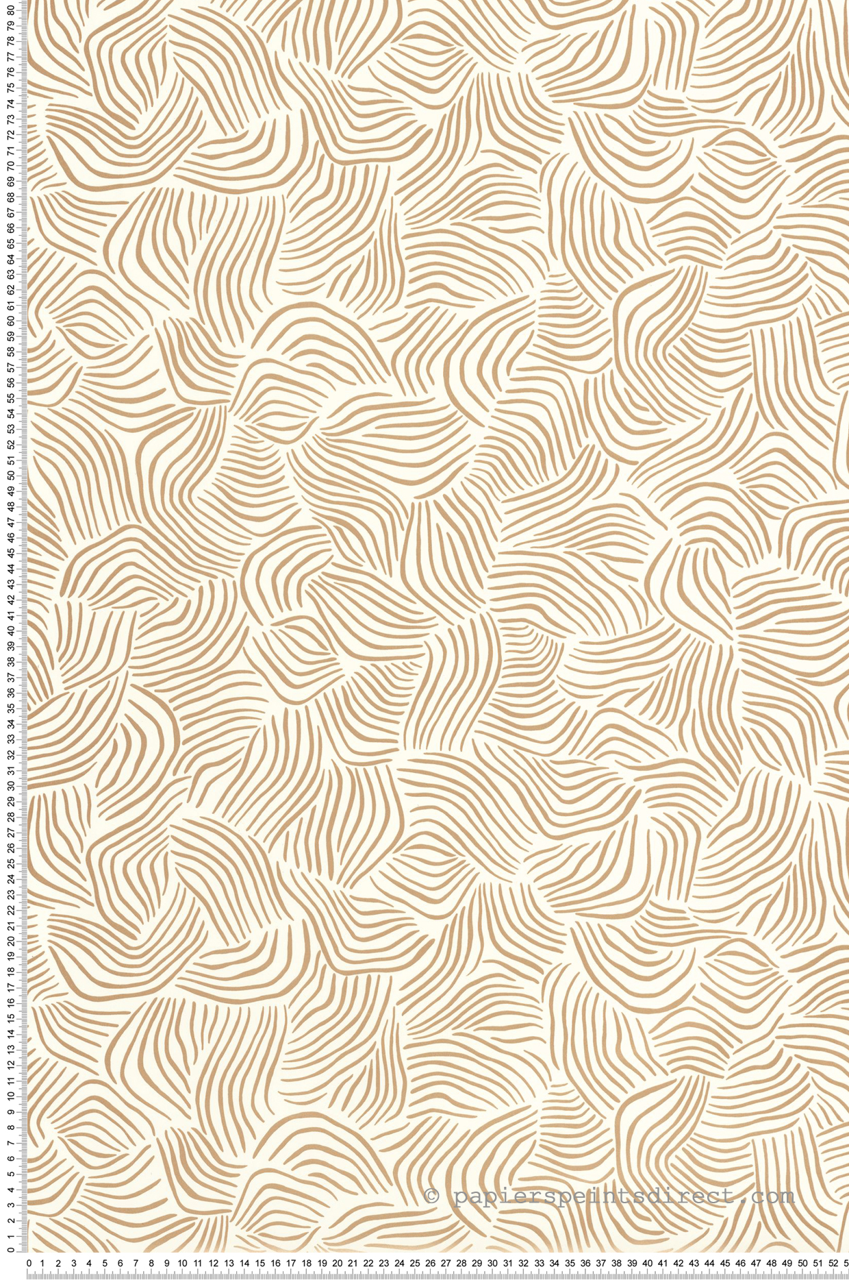 Papier peint Zèbre Mirage blanc nacré - L'Epopée de Casélio | Réf. EPO103721000