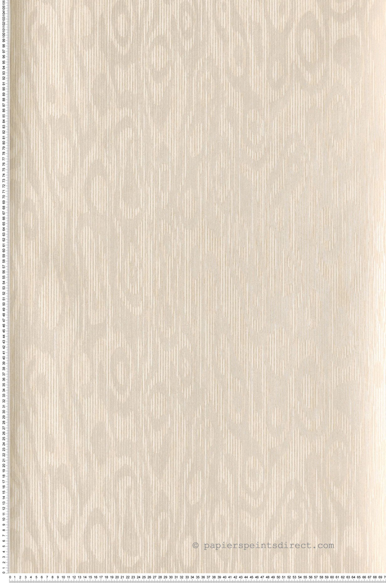 Papier peint Effet Moiré Oackly ivoire - Rhapsody de Masureel | Réf. MAS-RHA201