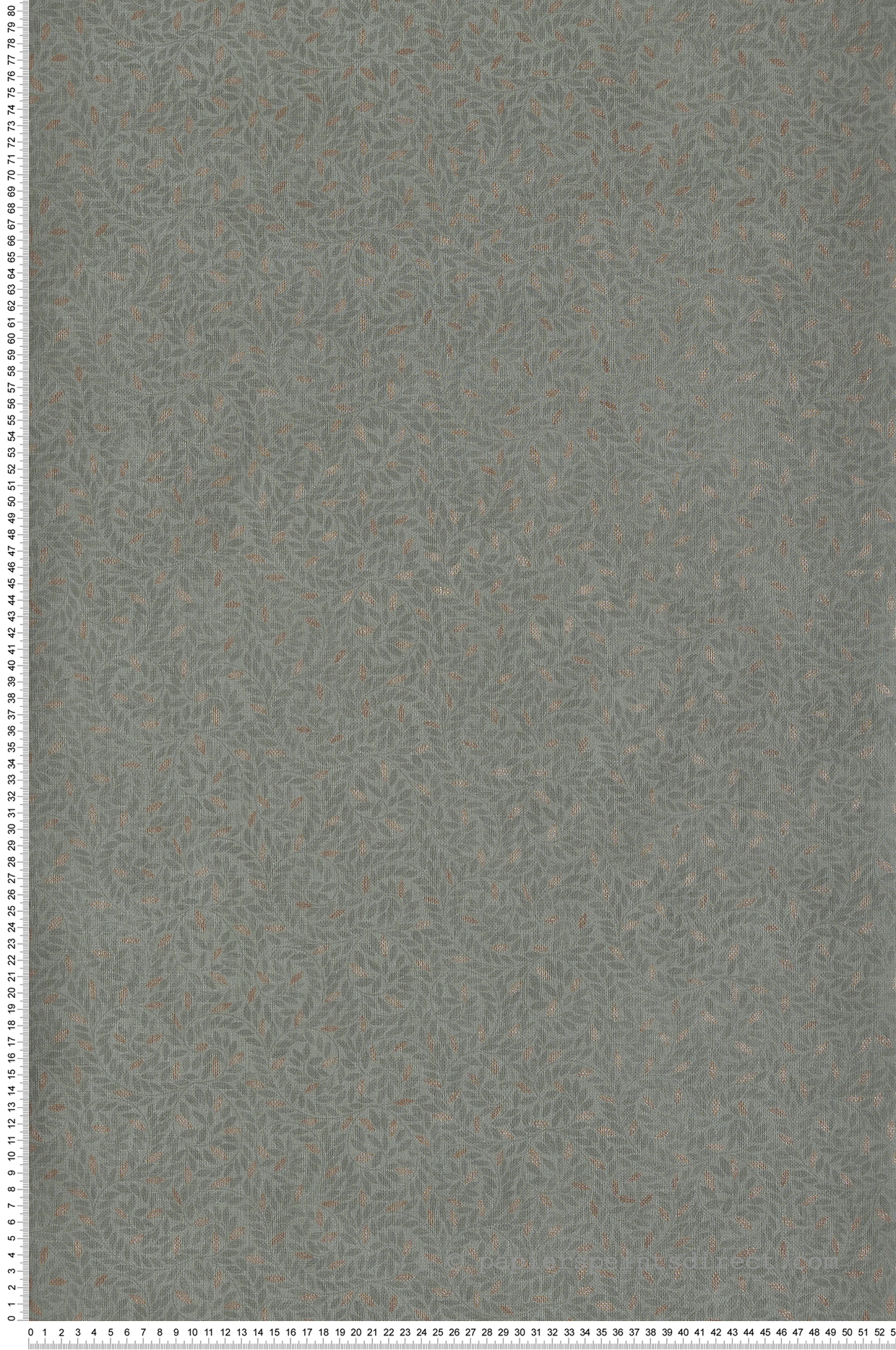 Papier Peint Feuille Graphique Epi vert foncé - Botanique d'Ugépa | Réf. UGP-M67414