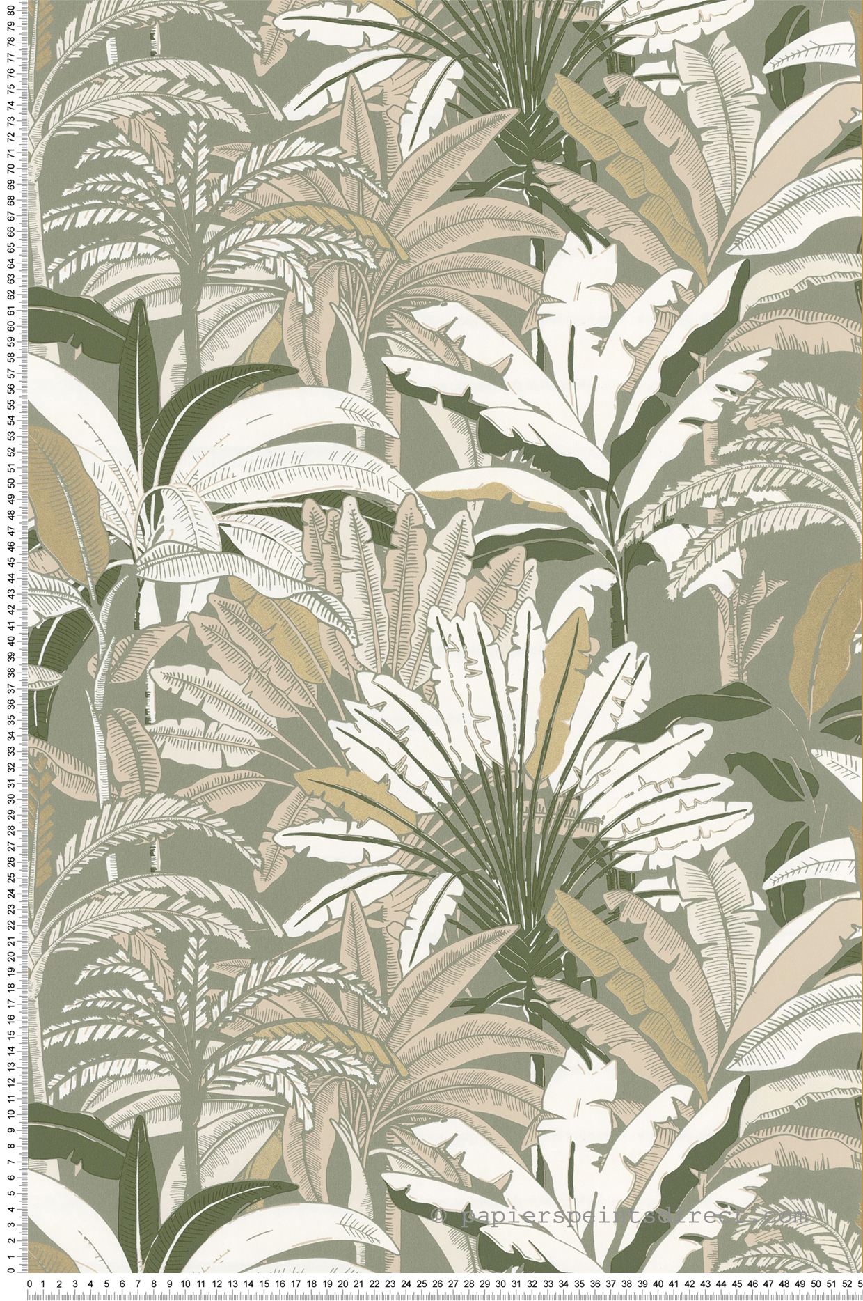 Papier peint Jungle Evasion vert - L'escapade de Casélio | Réf. EPA102307128