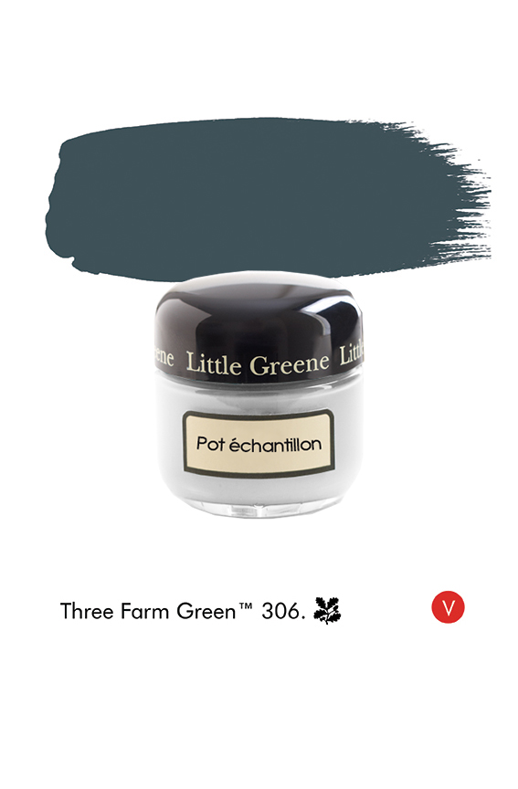Pot échantillon Three Farm Green n°306  - Finition Absolute Matt Emulsion