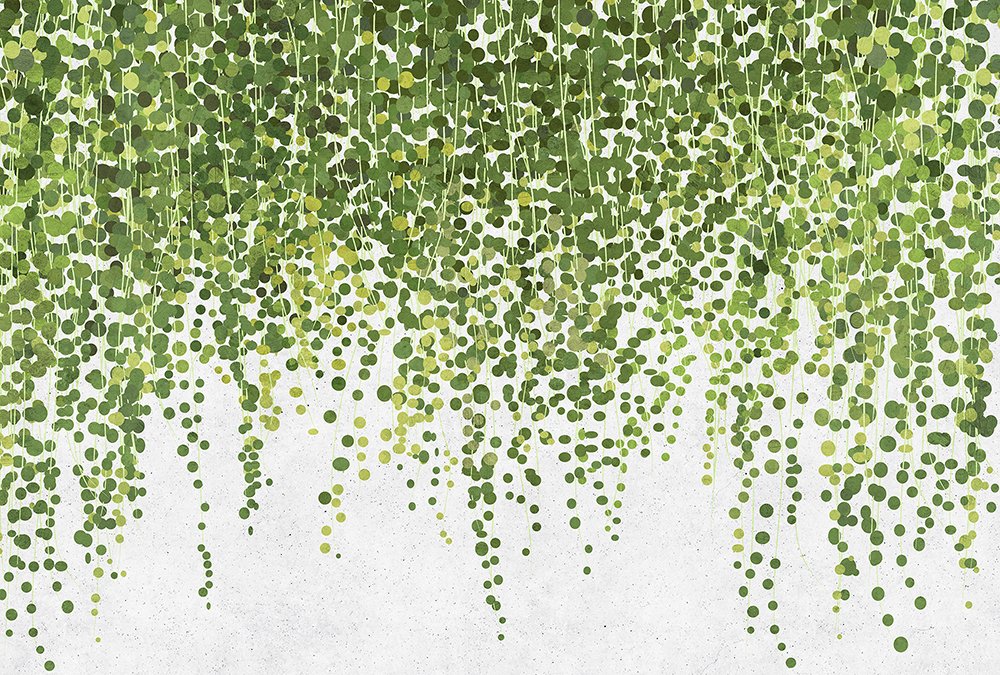 Papier peint panoramique Feuilles Graphique Hanging garden 1 - Référence DD114222 - Intissé 200g/m2 - Standard 400 x 270