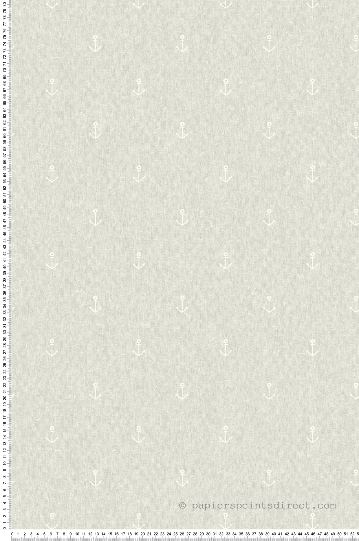 Papier peint Ancre Marine grège - La belle histoire d'Ugépa | Réf. UGP-A82817