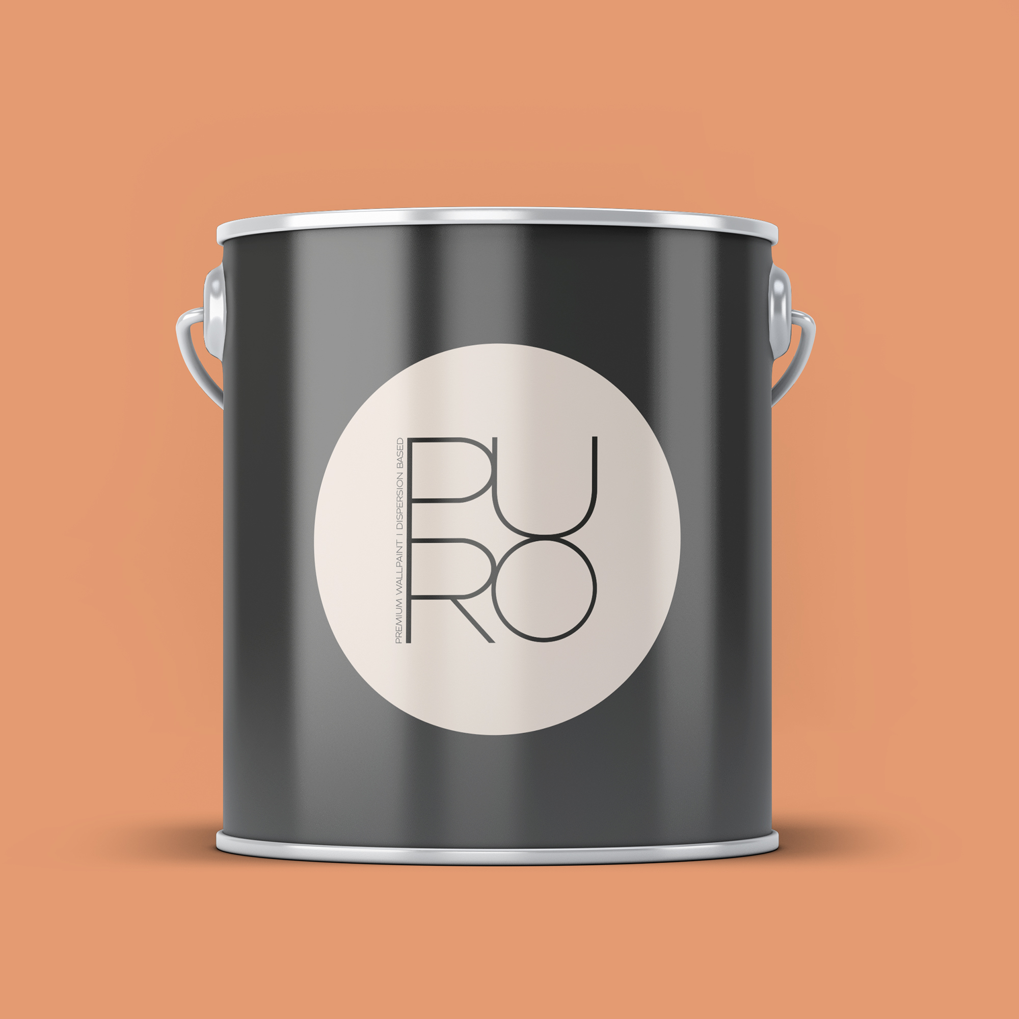 Image d'un pot de 5 litres de peinture Puro orange dusty orange - c9002