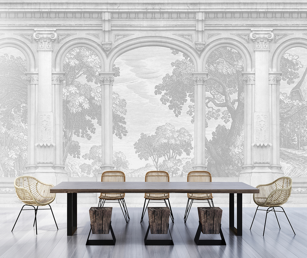 Papier peint panoramique Walls by Patel 3 - Référence DD122208 - Intissé 200g/m2 - 400 x 270 cm