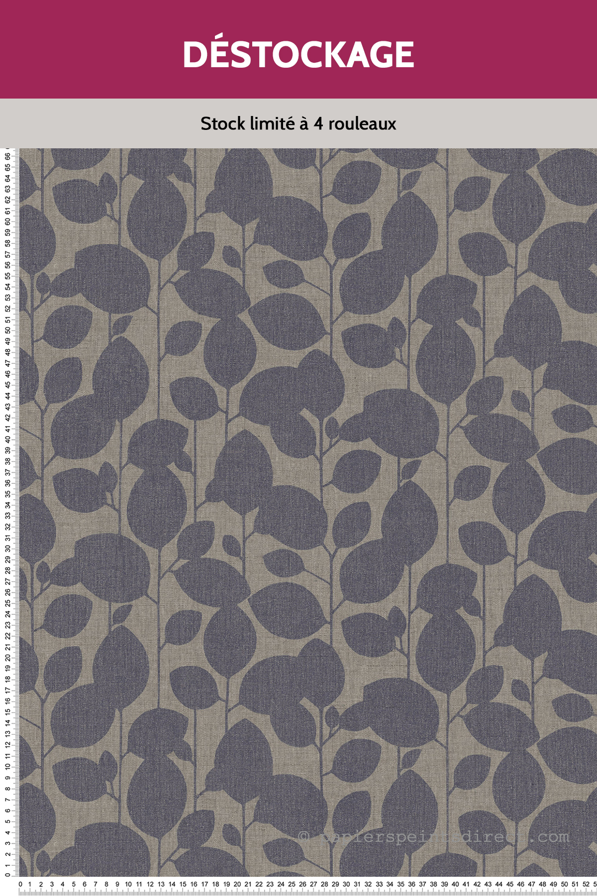 Papier Peint Destockage - Branchage bleu - Swing