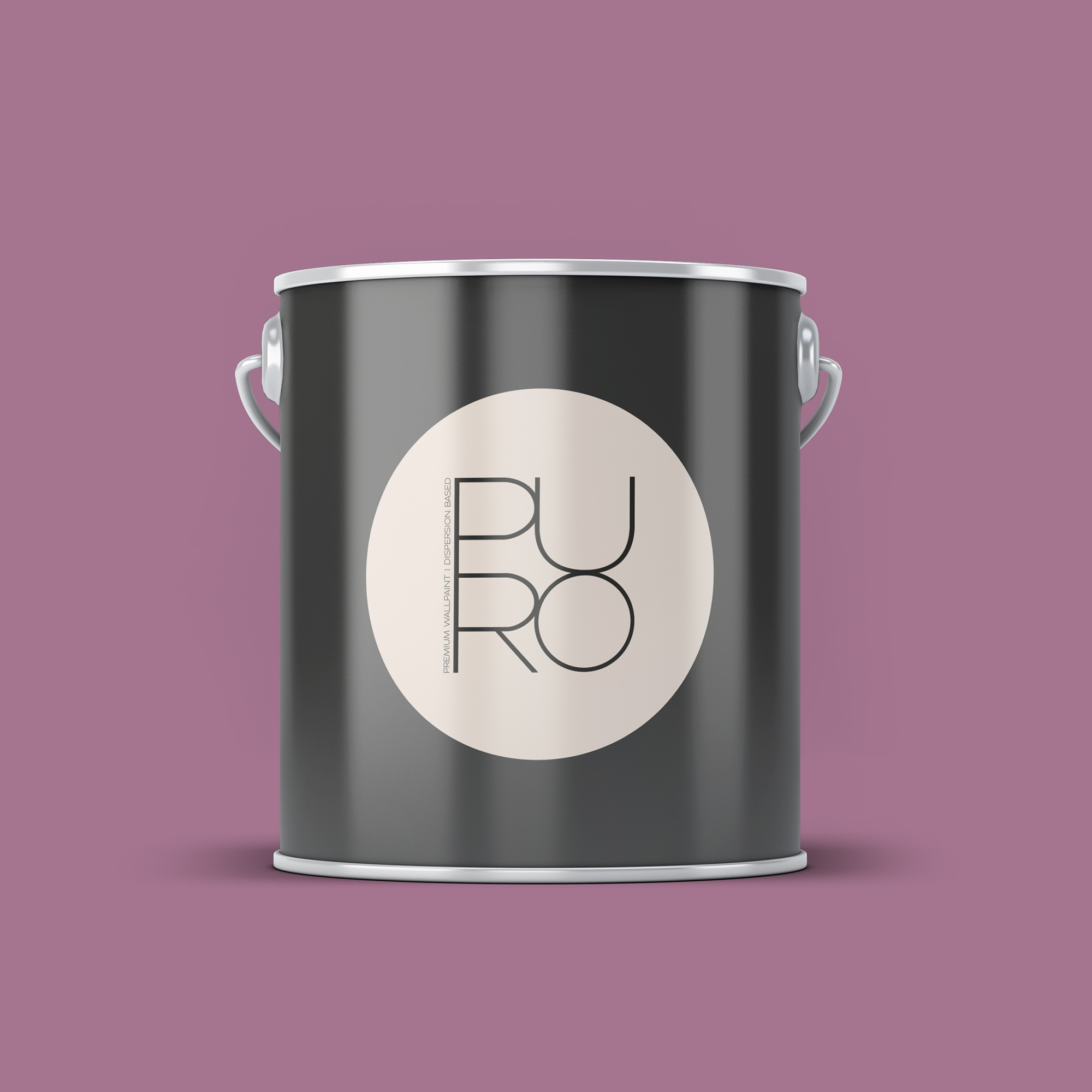 Image d'un pot de 2,5 litres de peinture Puro violet lovely rose  - c2011