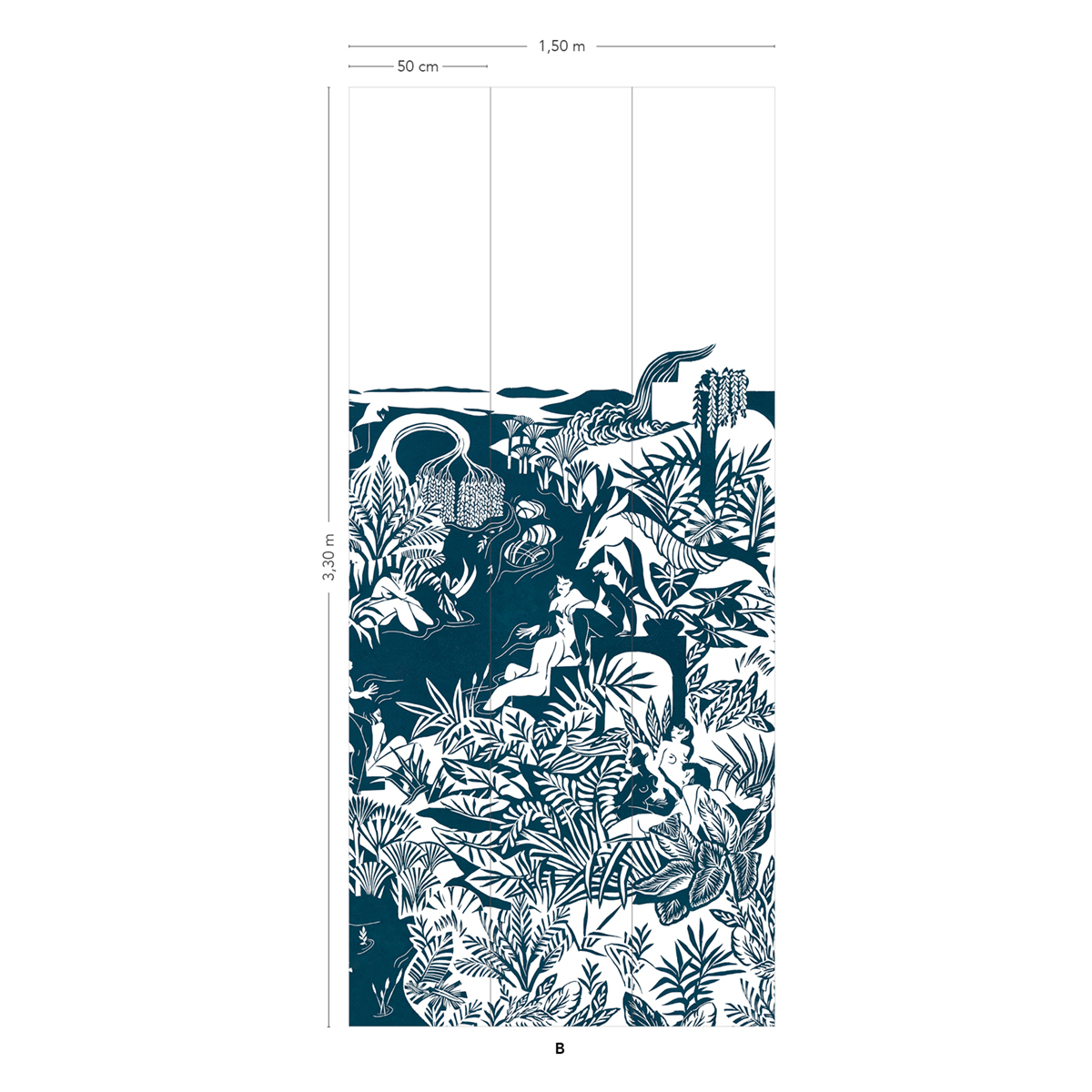 Papier peint panoramique Eternelles Original B 4/5/6 - Isidore Leroy