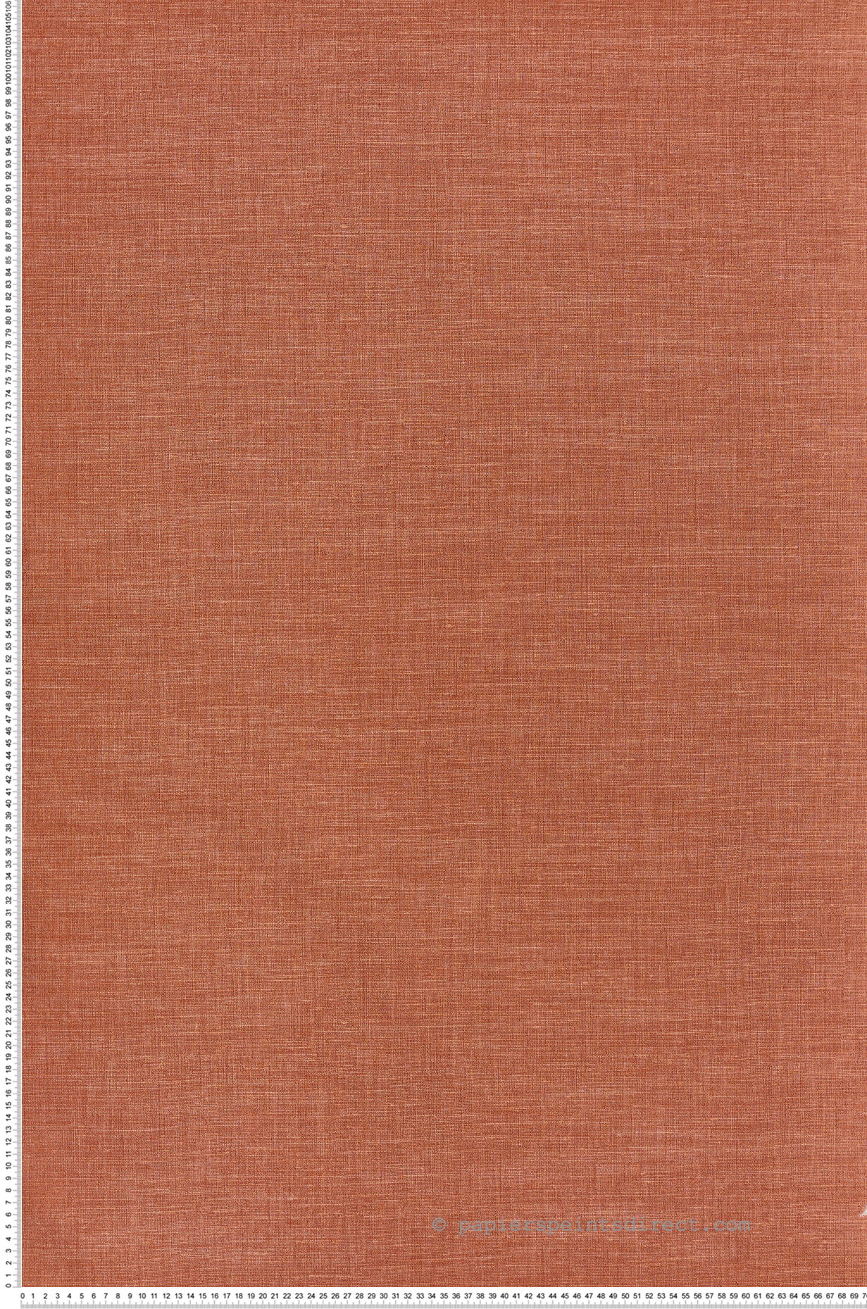 Papier peint Lin Shinok orange flamboyant - Le Lin 3 de Casamance | Réf. CAS-F73819874