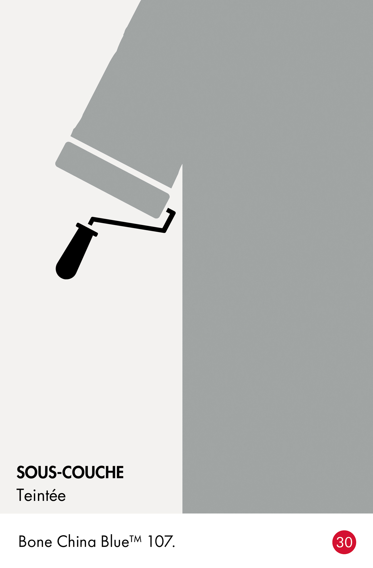 Sous-couche teintée Bone China Blue n°107 Intelligent ASP (All Surface Primer) 1 litre