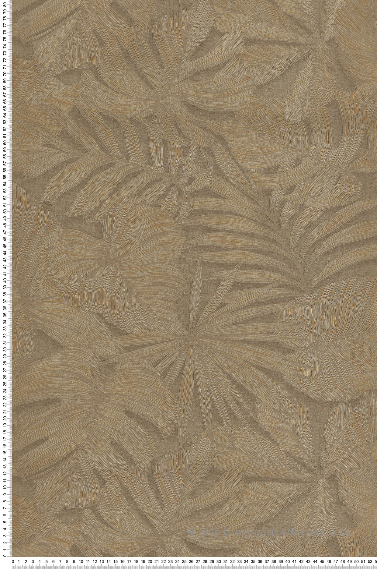 Papier peint Palmes Gravure Granada mastic - Vegetals de Casadéco | Réf. VEGE86432882