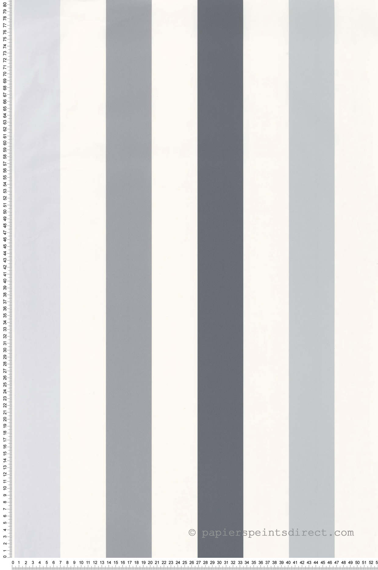 Papier peint Rayure Stay Positive gris - Young & Free de Casélio | Réf. YNF103409090