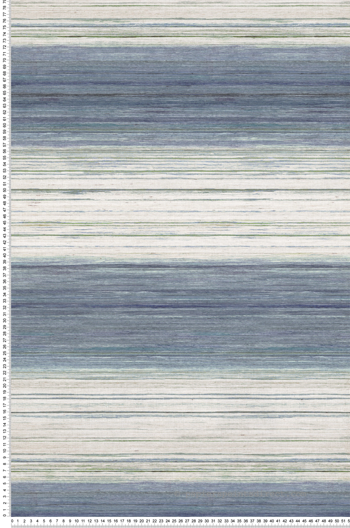 Papier peint Rayure Design bleu - Kanoko d'Osborne & Little | Réf. OBS-W7552-03