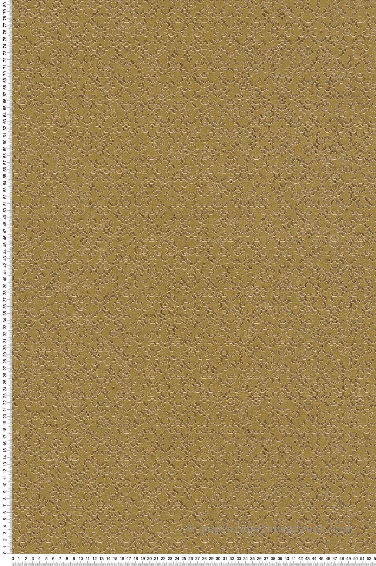 Papier peint Géométrique Fleurs doré - Metropolitan Stories 2 d'AS Création | Réf. SP15517