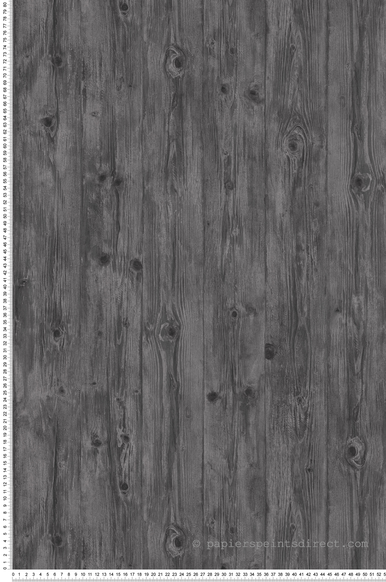 Papier peint Planche de bois anthracite - Style Cuisine 3 de Lutèce | Réf. LTC-LL36207