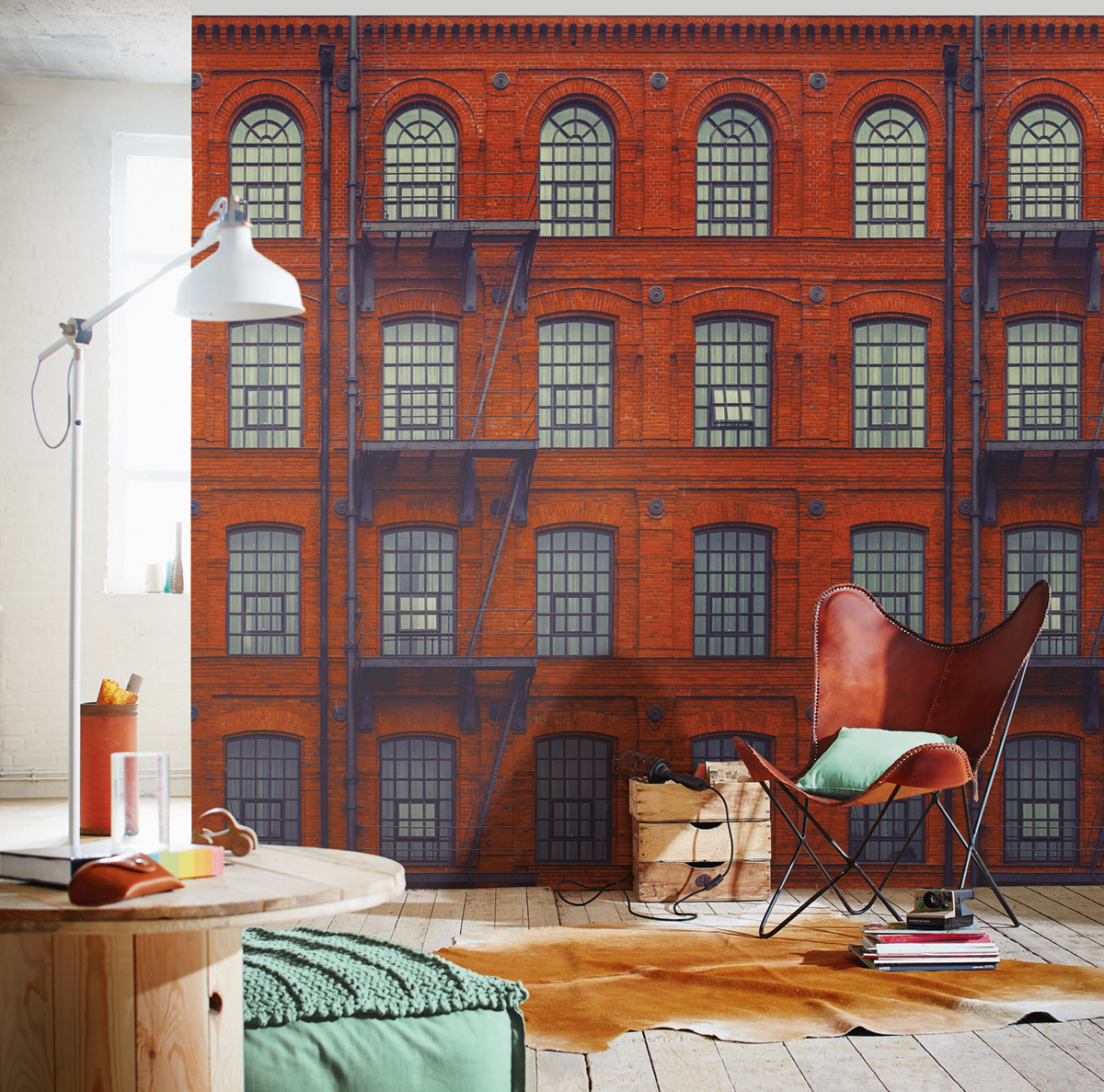 Panoramique immeuble rouge - Collection Tonic de Casélio