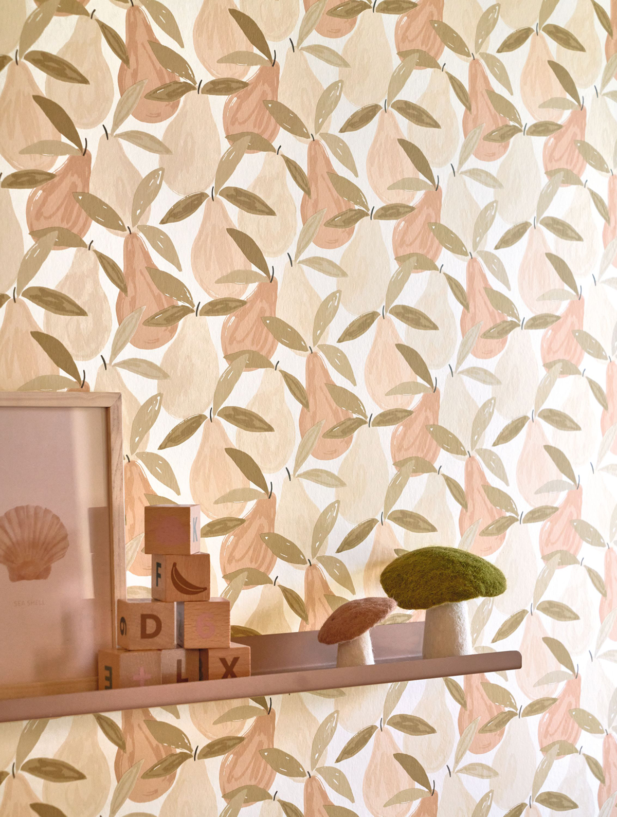 Papier peint Enfant Poire rose nude - Once Upon A Time de Casadéco | Réf. OUAT88354308