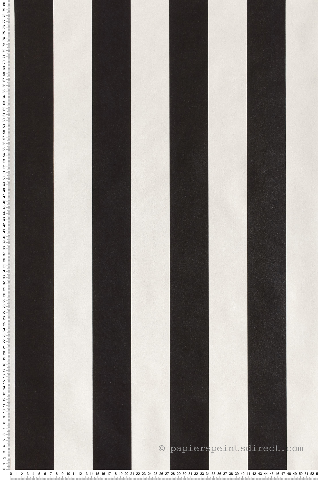 Papier Peint Rayures classiques noir-blanc - Jeux de rayures 2 de Lutèce  | Réf. LTC-G67521