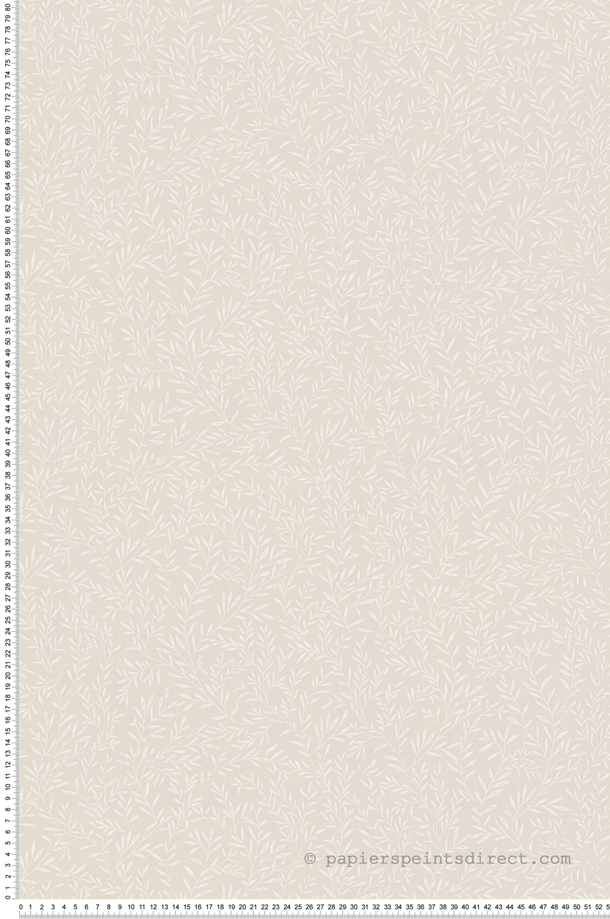 Papier peint Feuillage Vintage Olivier lin - Maison Charme d'A.S. Création | Réf. AS-390732