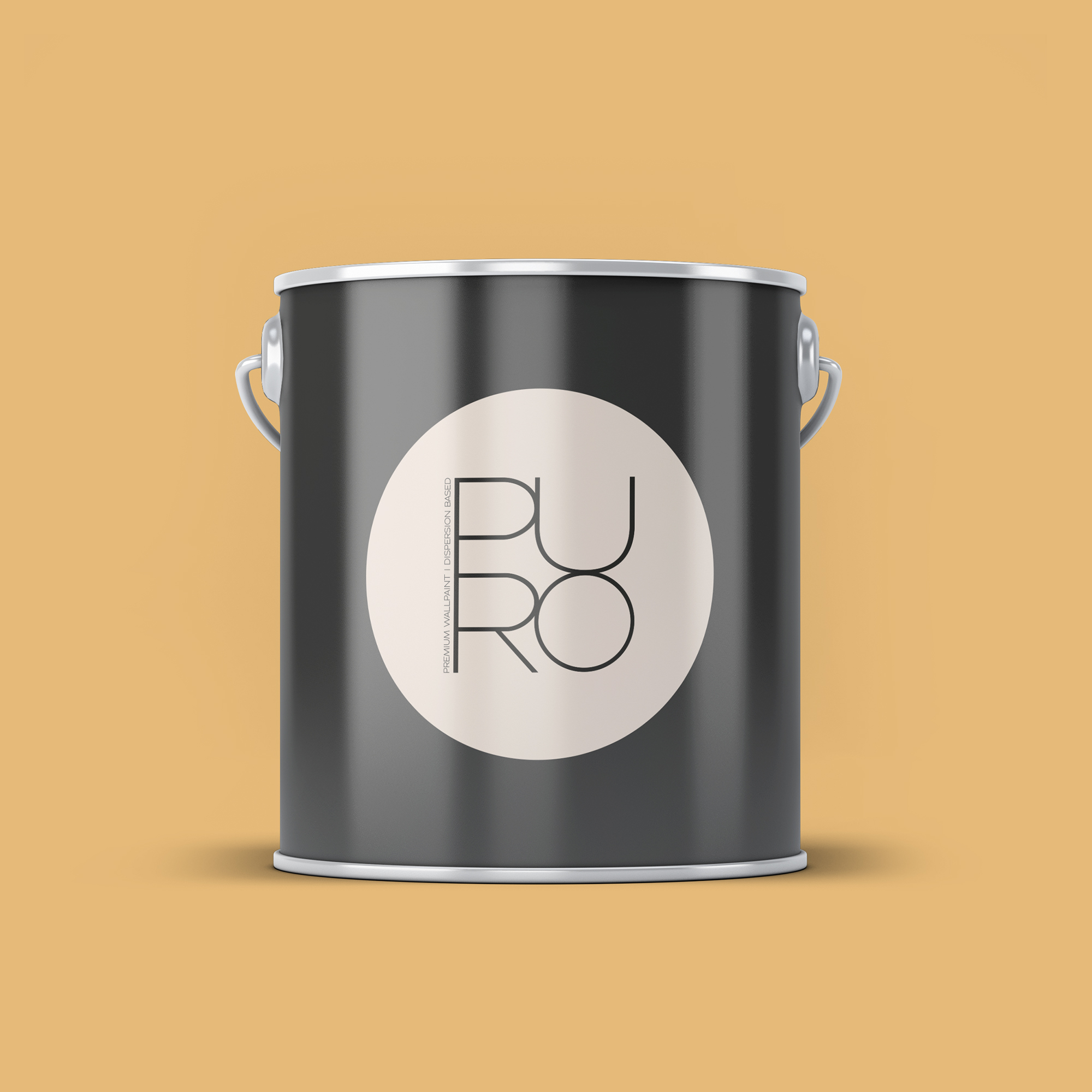 Image d'un pot de 2,5 litres de peinture Puro orange smooth saffron - c8011