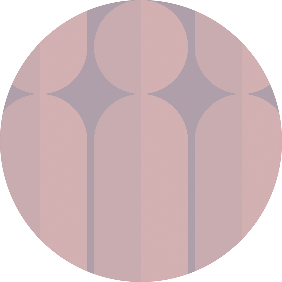 Papier peint adhésif rond Bauhaus Fusion - Papier peint Komar Dots