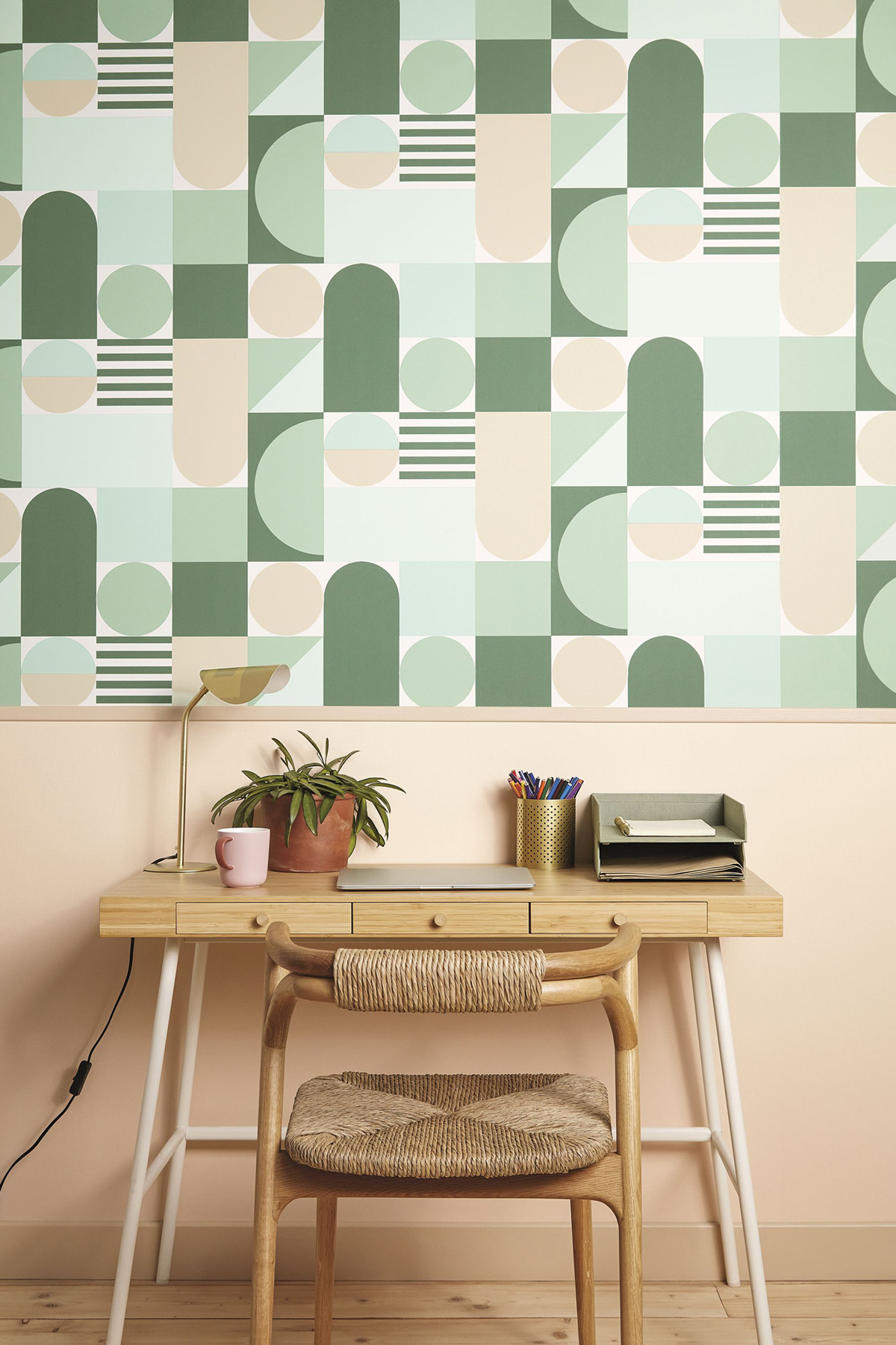 Papier peint Uni beige - Outlines de Casélio | Réf. OTLS64521010